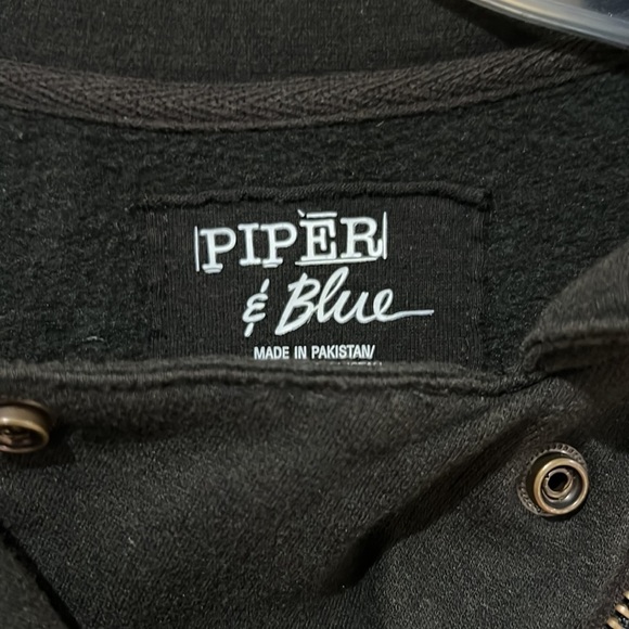 Piper & Blue Biker Jacket Woman's Size Medium - Picture 2 of 6